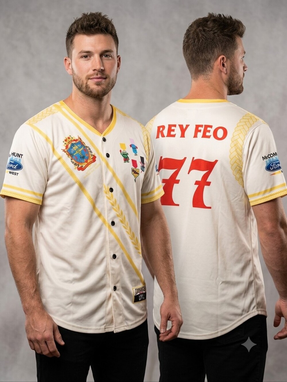 San Antonio Missions Minor League Baseball "Rey Feo 77" Fiesta Jersey